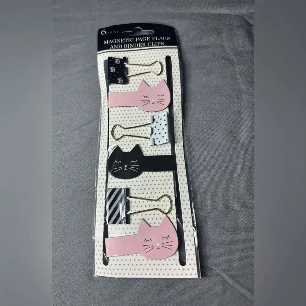 Cat-Themed Office Set 3 pc Cat Themed Stationery Set NWT